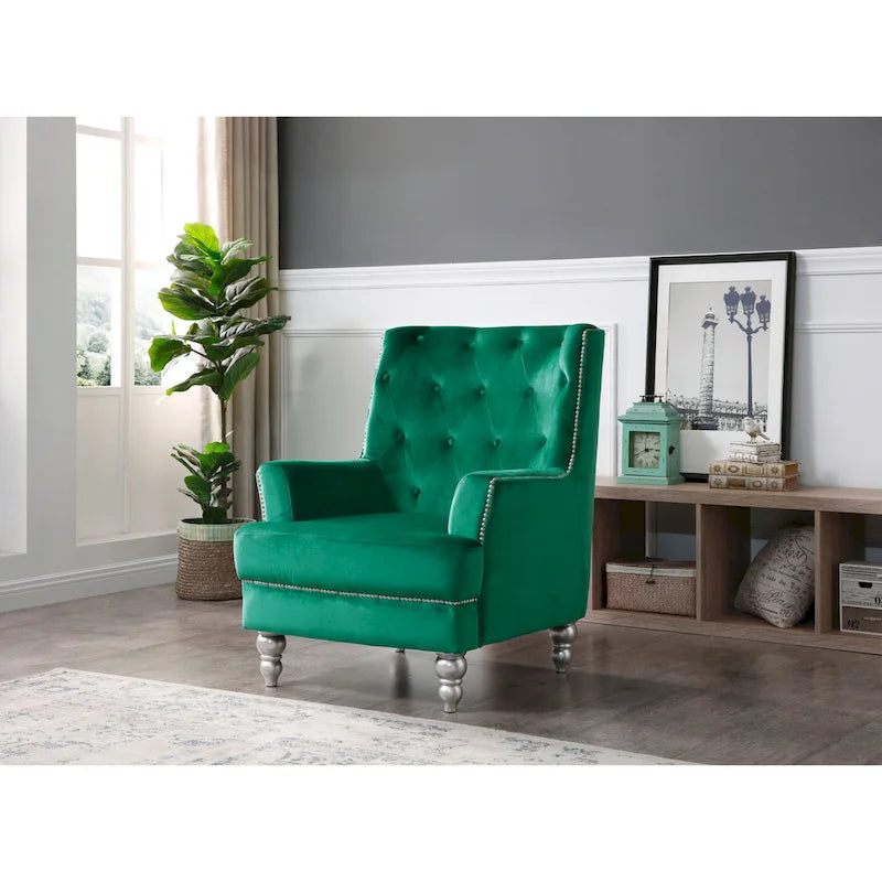 Chaise en velours Pamona