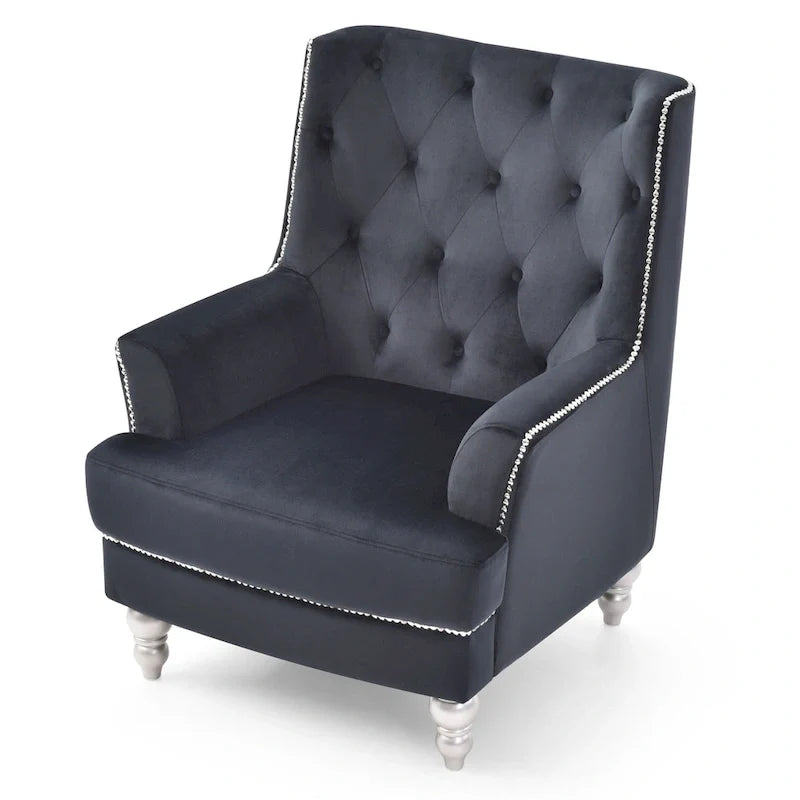 Chaise en velours Pamona