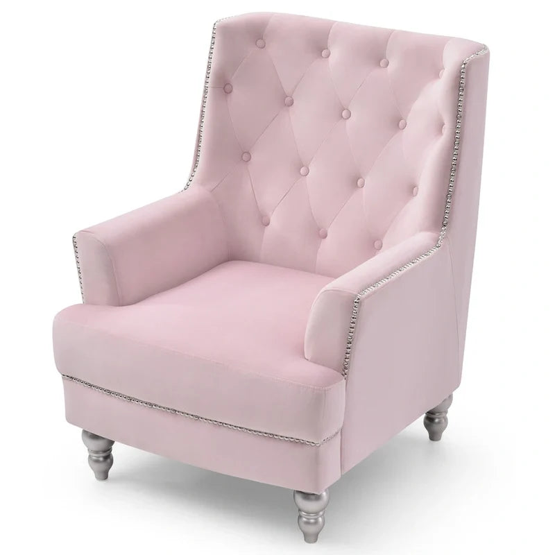 Chaise en velours Pamona