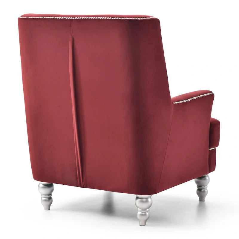 Chaise en velours Pamona