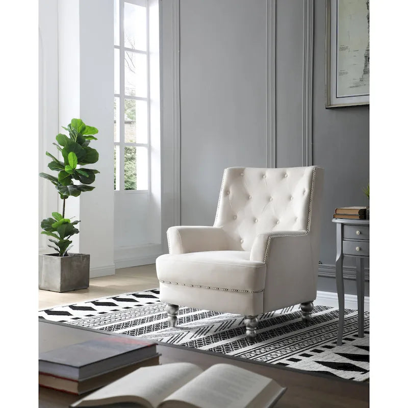 Chaise en velours Pamona