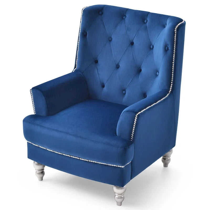 Chaise en velours Pamona