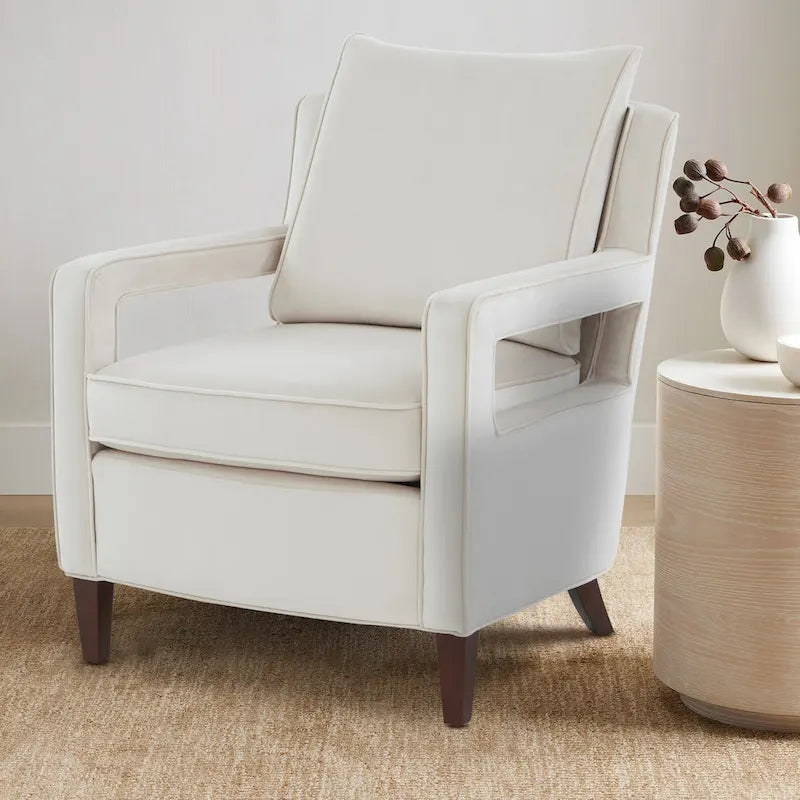 Fauteuil d'appoint en velours Quinn par Greyson Living