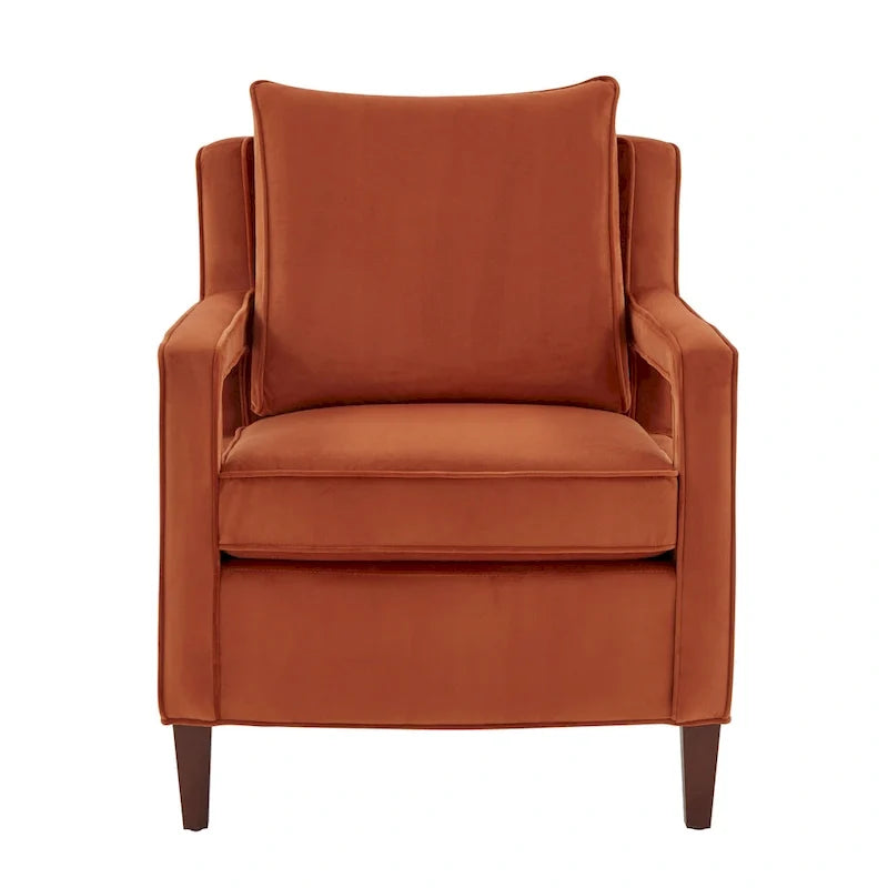 Fauteuil d'appoint en velours Quinn par Greyson Living