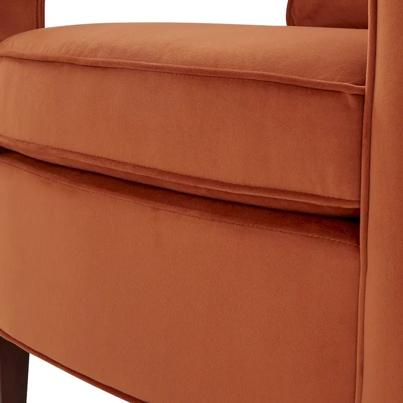 Fauteuil d'appoint en velours Quinn par Greyson Living