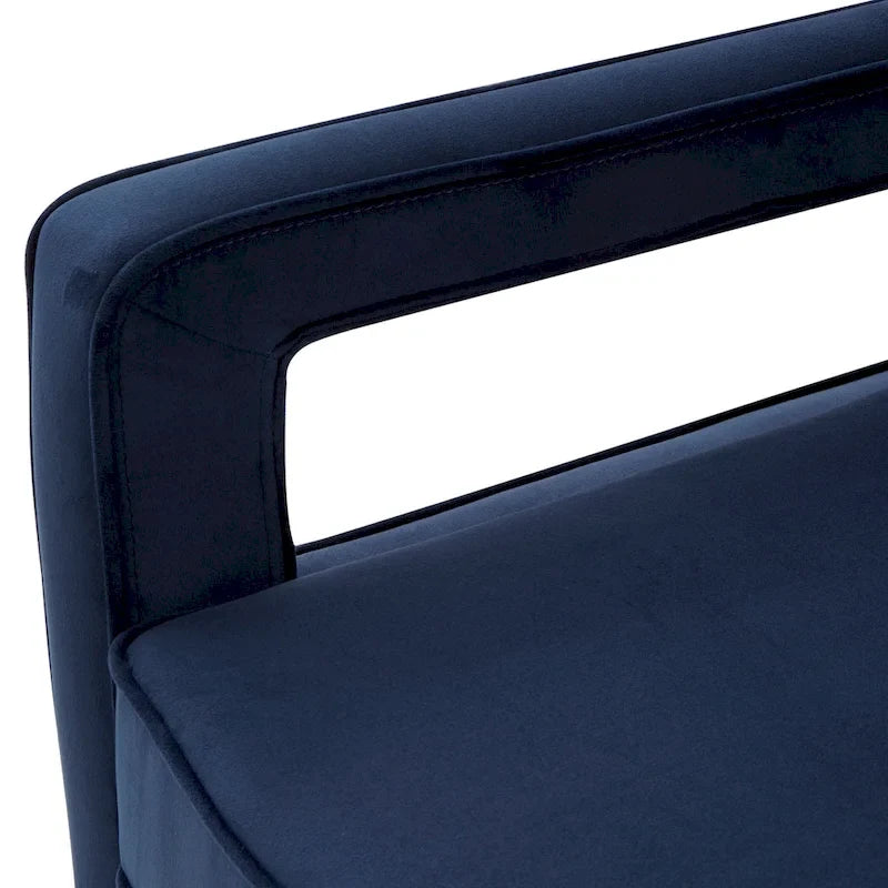 Fauteuil d'appoint en velours Quinn par Greyson Living