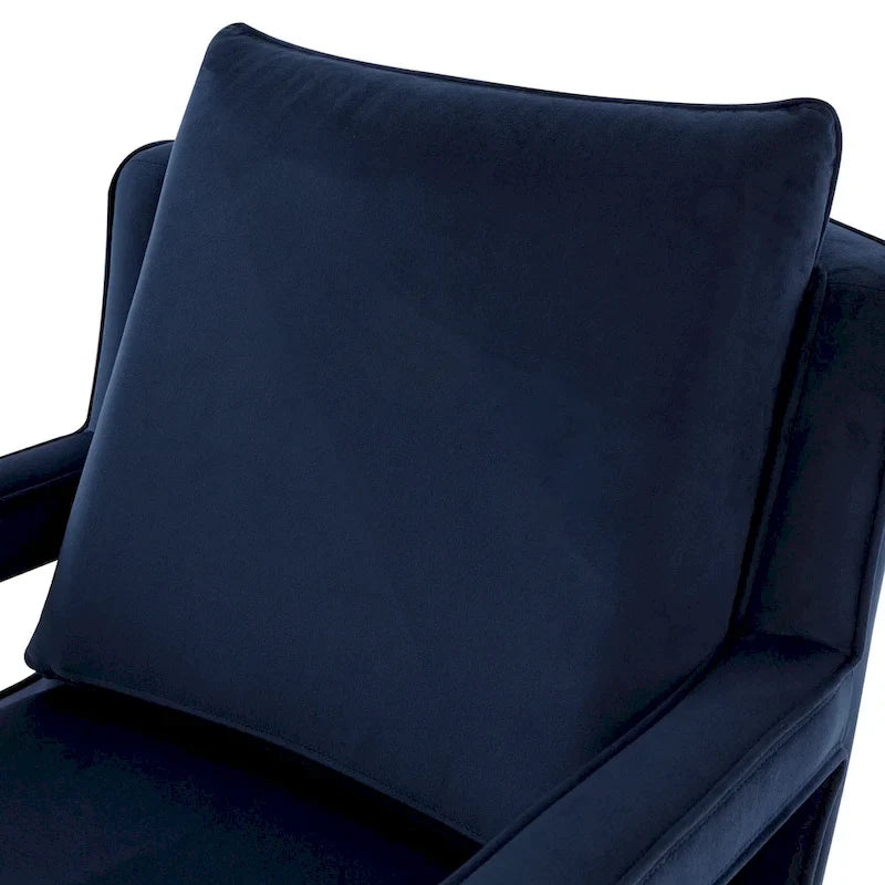 Fauteuil d'appoint en velours Quinn par Greyson Living