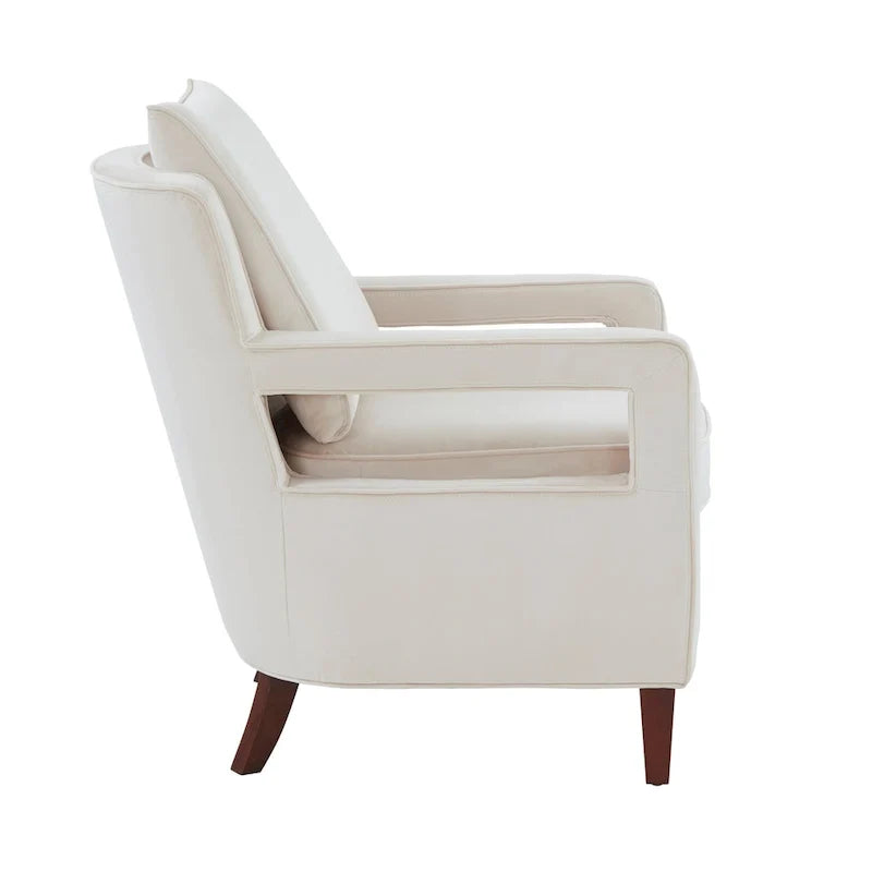 Fauteuil d'appoint en velours Quinn par Greyson Living