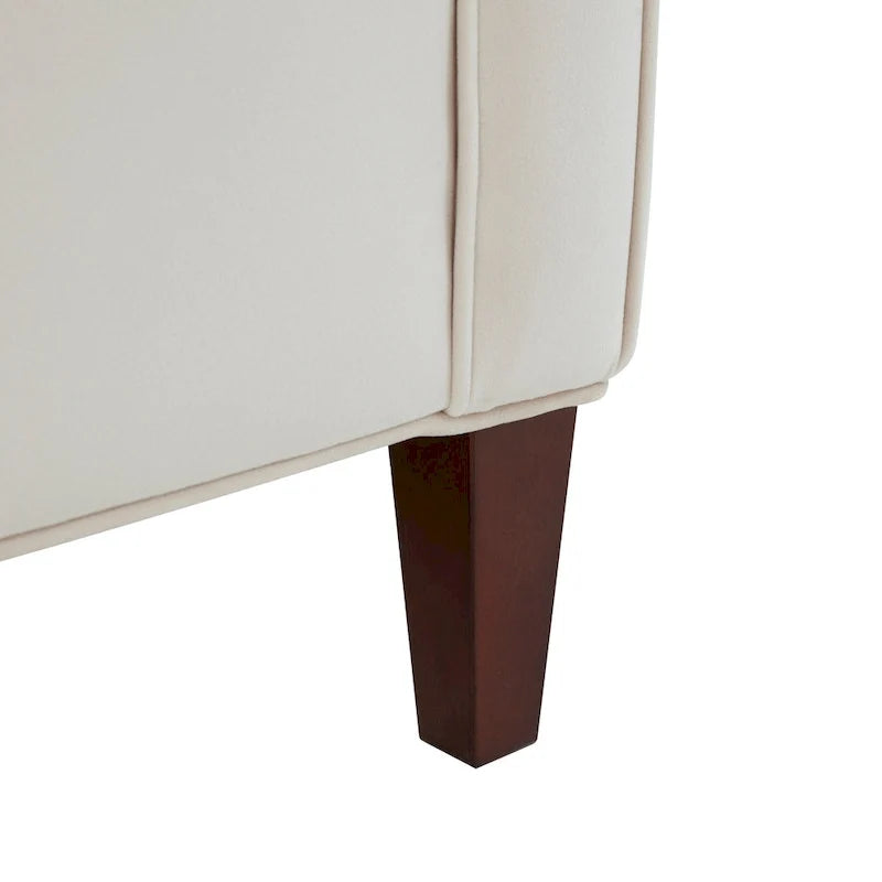 Fauteuil d'appoint en velours Quinn par Greyson Living