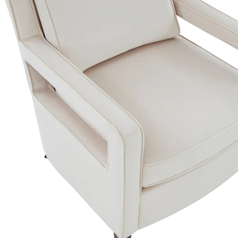 Fauteuil d'appoint en velours Quinn par Greyson Living