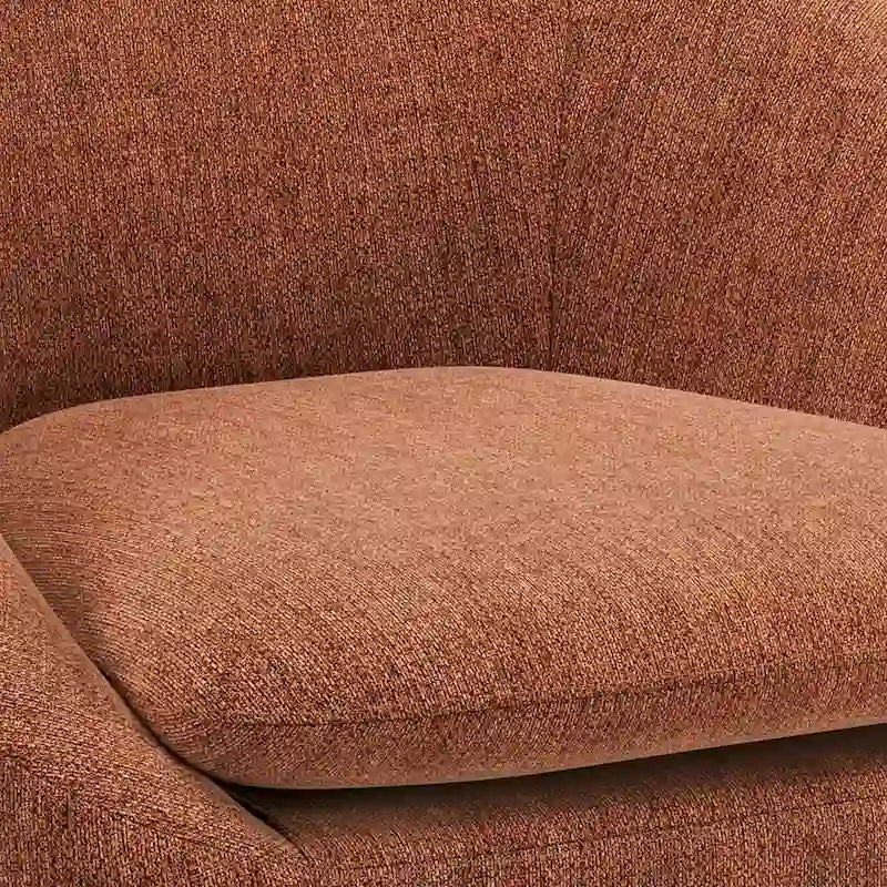 WYNDENHALL Bonita Fauteuil d'appoint irrégulier moderne du milieu du siècle, 27 pouces de large - 26,6 P x 26,8 L x 31,5 H