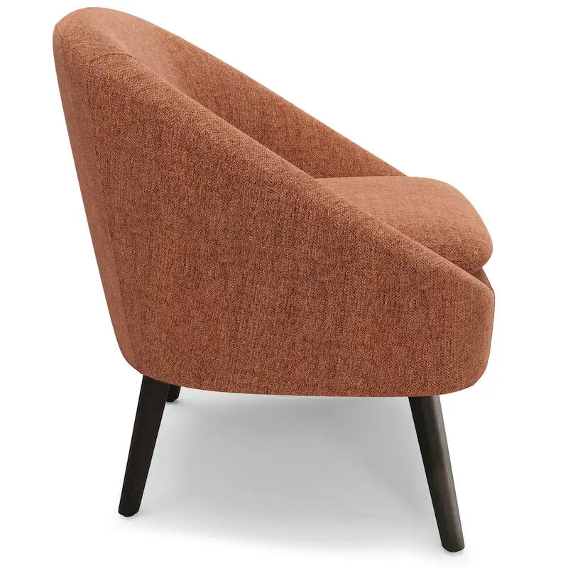 WYNDENHALL Bonita Fauteuil d'appoint irrégulier moderne du milieu du siècle, 27 pouces de large - 26,6 P x 26,8 L x 31,5 H
