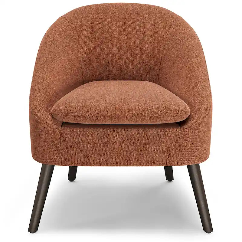 WYNDENHALL Bonita Fauteuil d'appoint irrégulier moderne du milieu du siècle, 27 pouces de large - 26,6 P x 26,8 L x 31,5 H