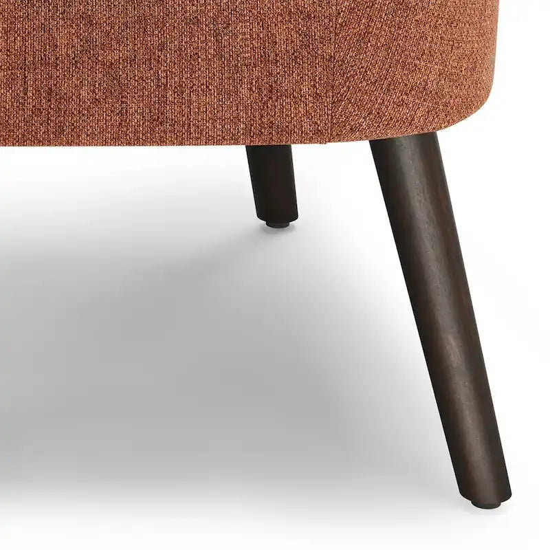 WYNDENHALL Bonita Fauteuil d'appoint irrégulier moderne du milieu du siècle, 27 pouces de large - 26,6 P x 26,8 L x 31,5 H
