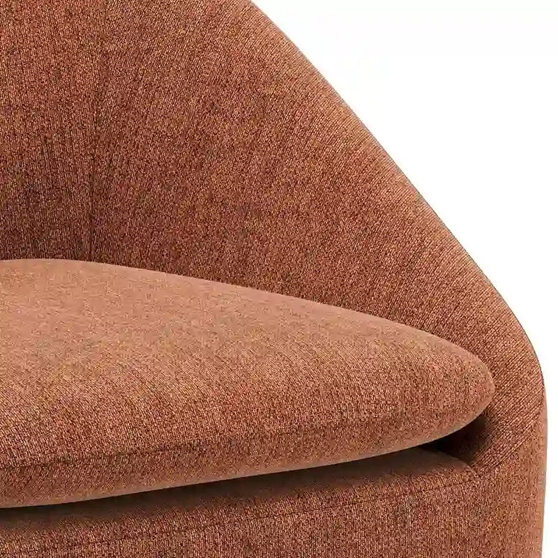WYNDENHALL Bonita Fauteuil d'appoint irrégulier moderne du milieu du siècle, 27 pouces de large - 26,6 P x 26,8 L x 31,5 H