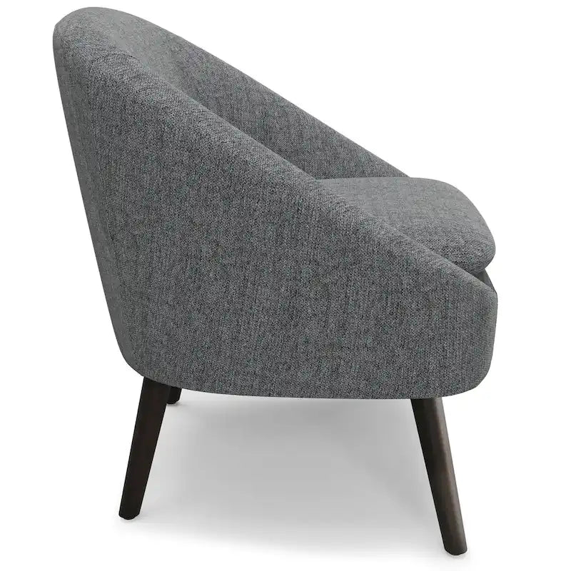 WYNDENHALL Bonita Fauteuil d'appoint irrégulier moderne du milieu du siècle, 27 pouces de large - 26,6 P x 26,8 L x 31,5 H