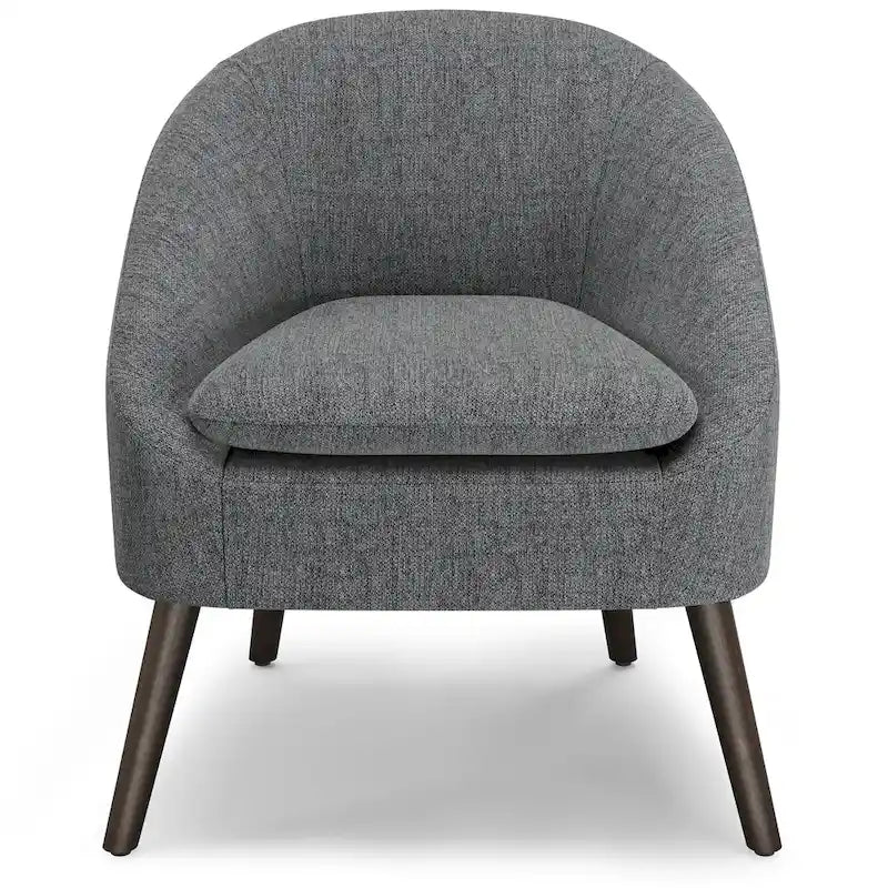 WYNDENHALL Bonita Fauteuil d'appoint irrégulier moderne du milieu du siècle, 27 pouces de large - 26,6 P x 26,8 L x 31,5 H
