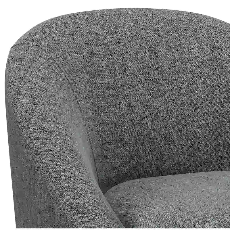 WYNDENHALL Bonita Fauteuil d'appoint irrégulier moderne du milieu du siècle, 27 pouces de large - 26,6 P x 26,8 L x 31,5 H