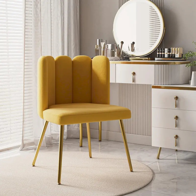 Anjela Side Chair with Tufted Back