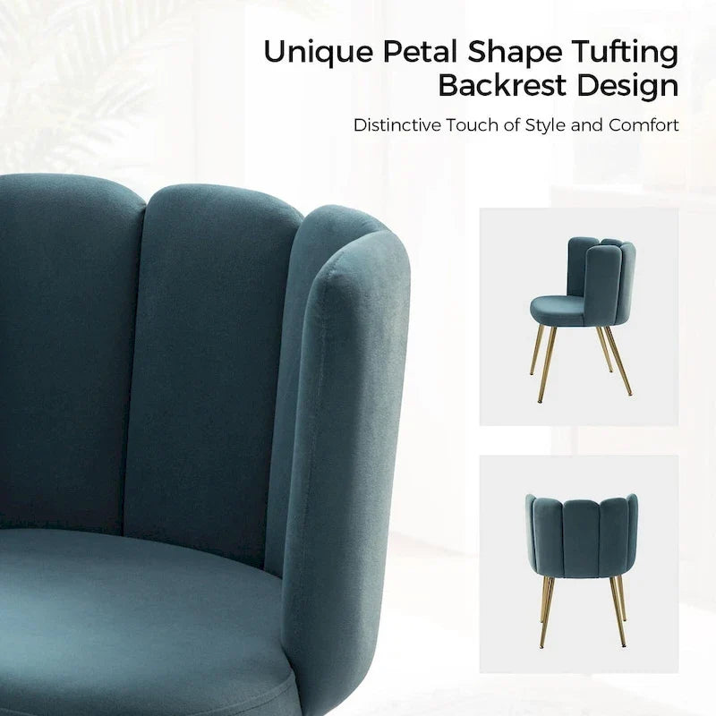 Anjela Side Chair with Tufted Back
