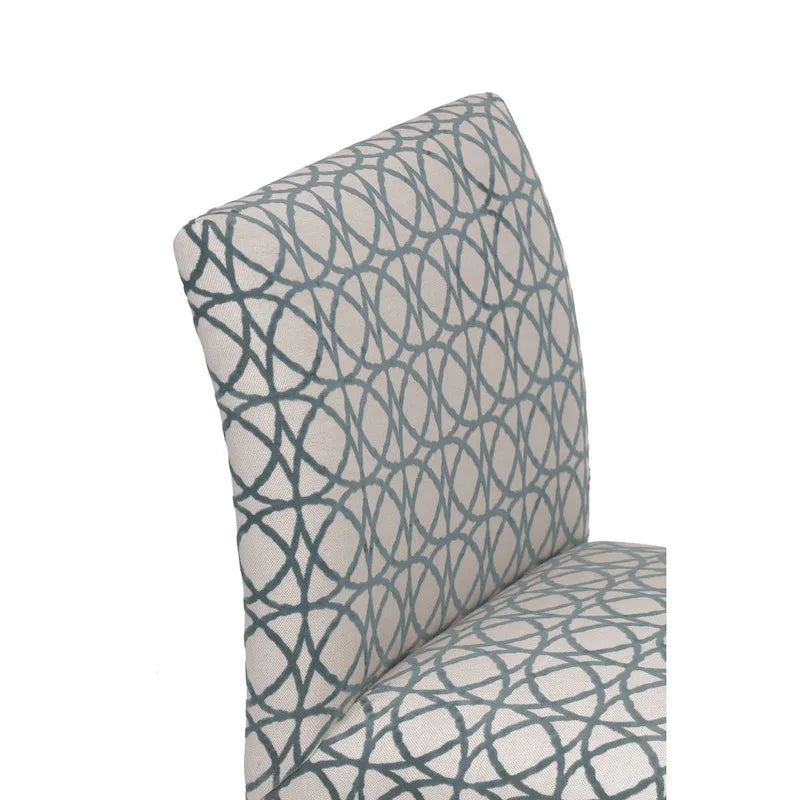 Samantha Transitional Button Tufted Slipper Chair