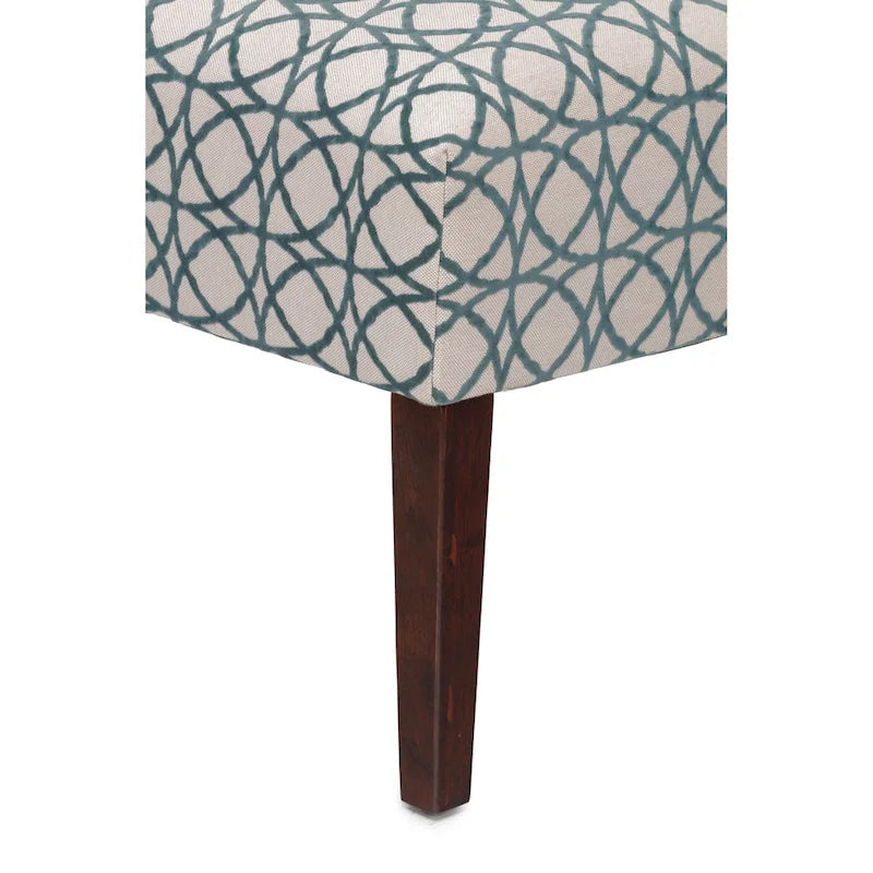 Samantha Transitional Button Tufted Slipper Chair