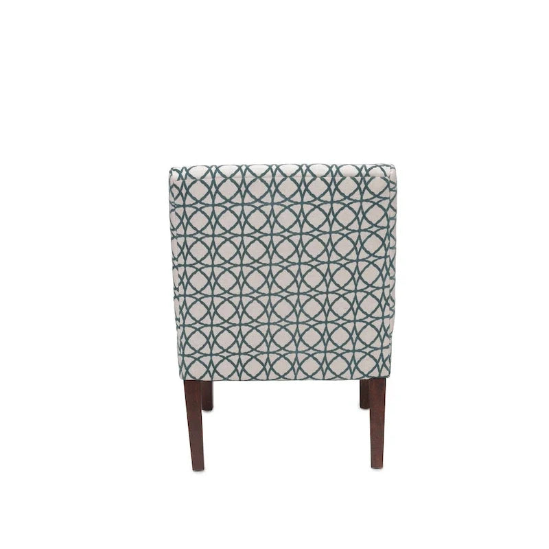 Samantha Transitional Button Tufted Slipper Chair
