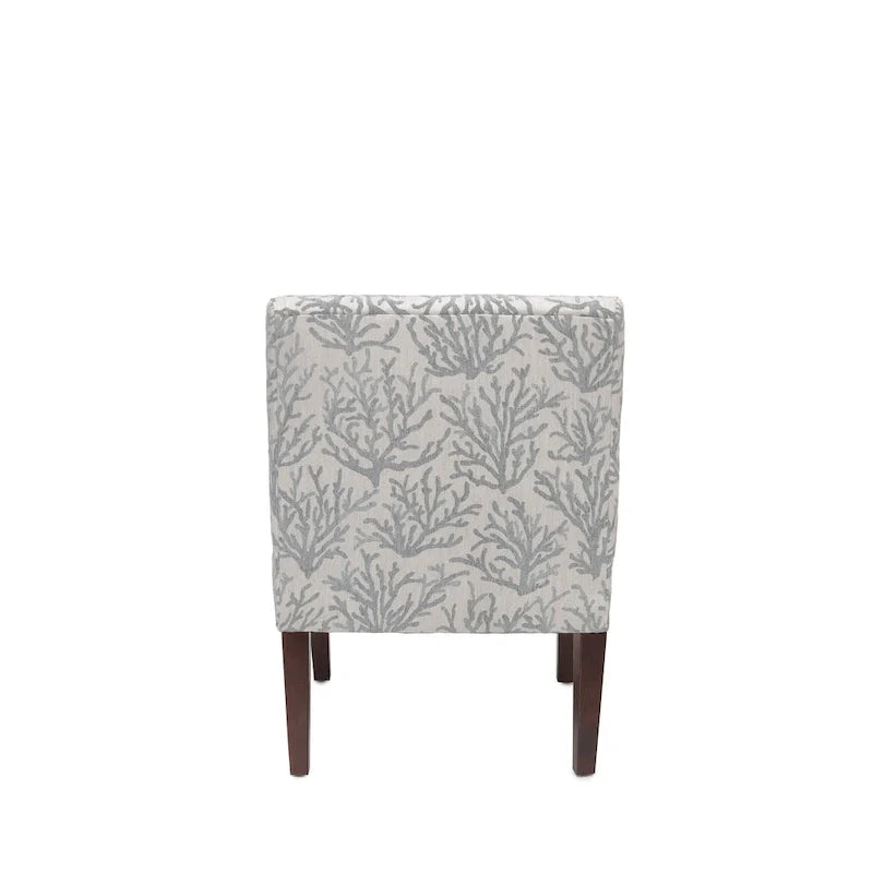 Samantha Transitional Button Tufted Slipper Chair