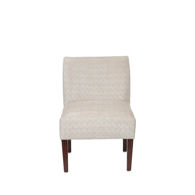 Samantha Transitional Button Tufted Slipper Chair