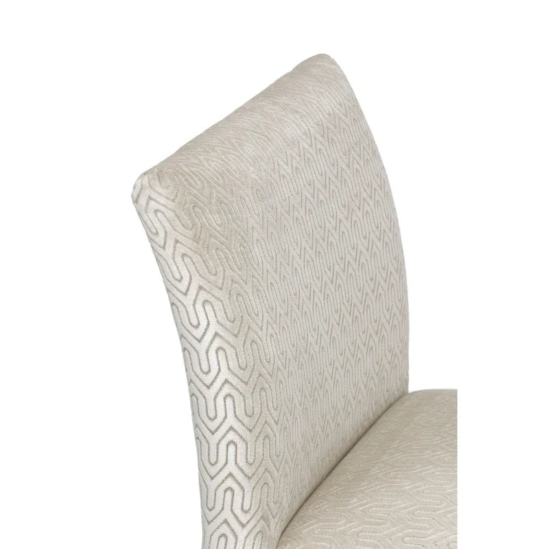 Samantha Transitional Button Tufted Slipper Chair