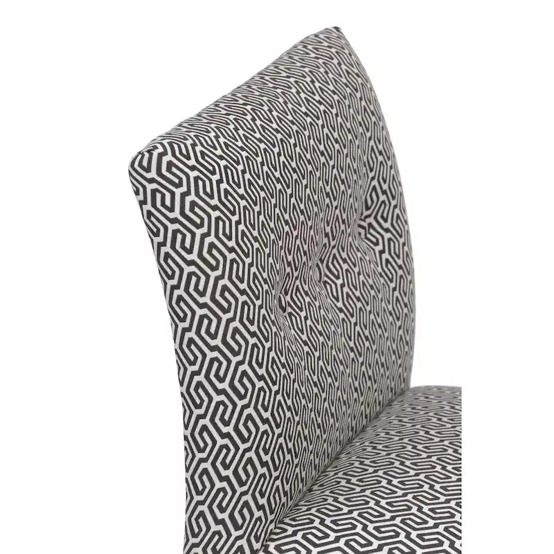 Samantha Transitional Button Tufted Slipper Chair