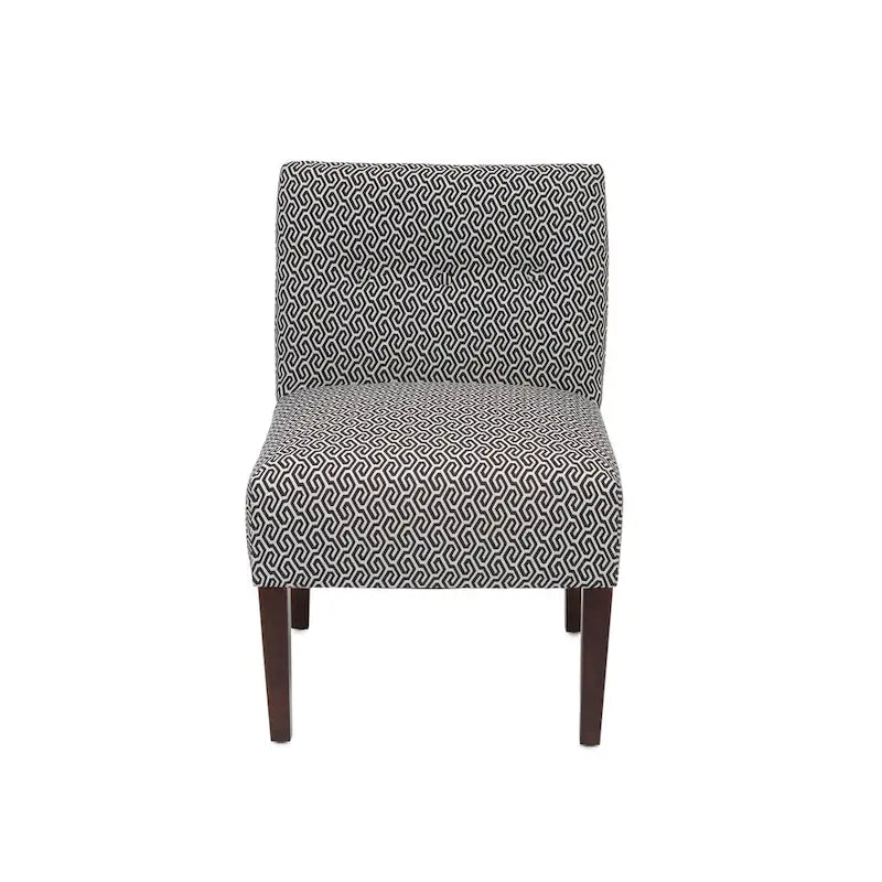 Samantha Transitional Button Tufted Slipper Chair