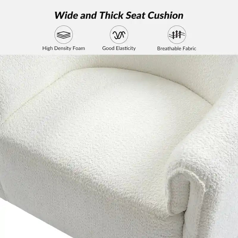 Jeffrey Transitional Comfortable Upholstered Swivel Chair Set of 2 by HULALA HOME
