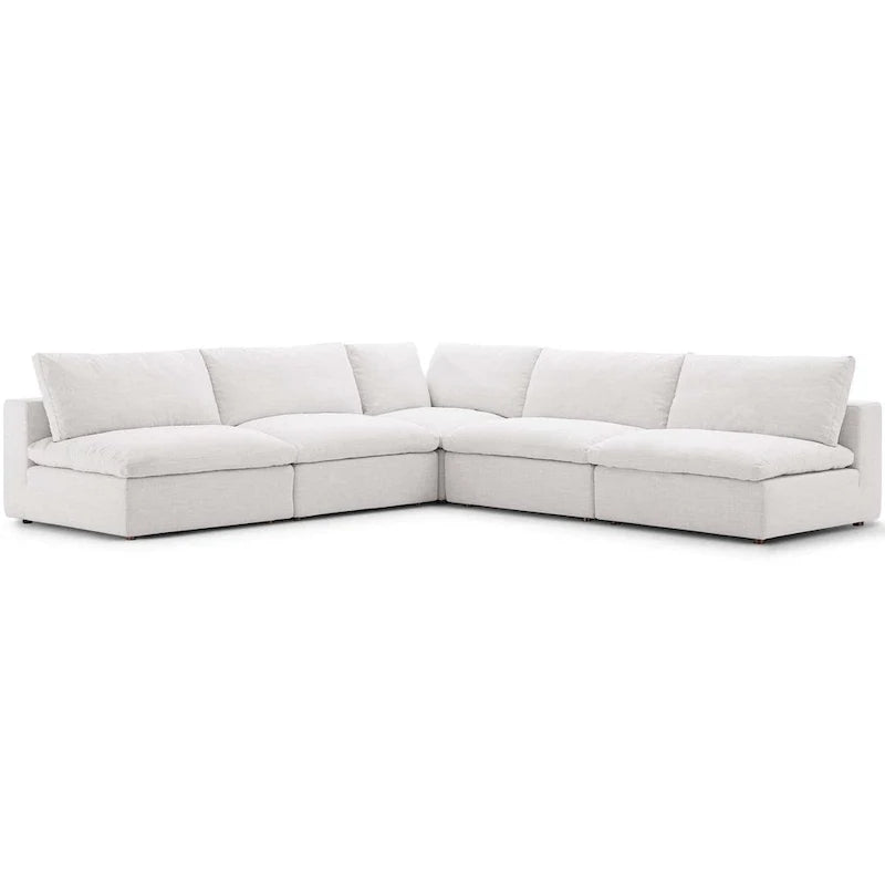 Ensemble de canapé sectionnel 5 pièces surdimensionné en duvet Copper Grove Hrazdan