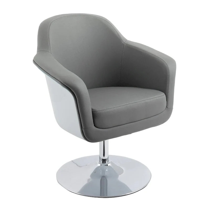 CorLiving Modern Bonded Leather Accent Chair