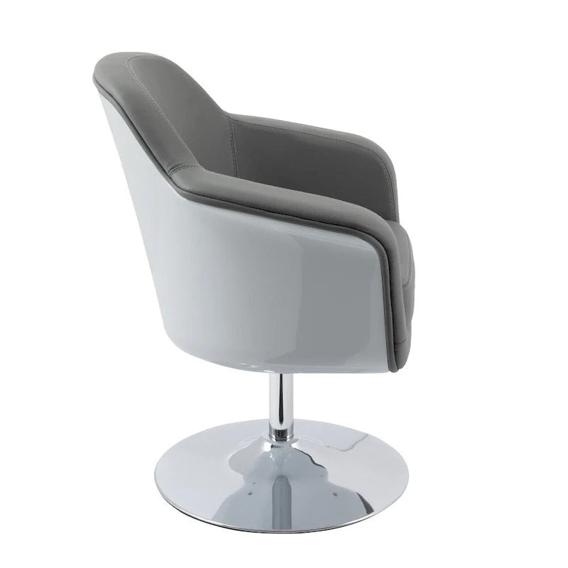 CorLiving Modern Bonded Leather Accent Chair