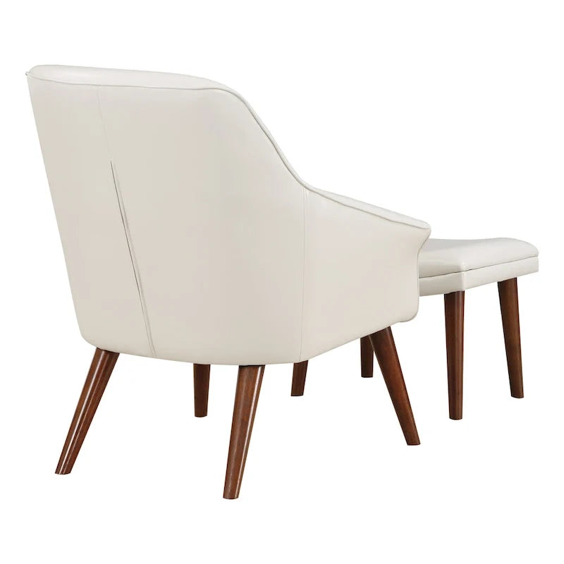 Waneta Chair and Ottoman