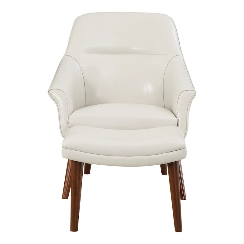 Waneta Chair and Ottoman