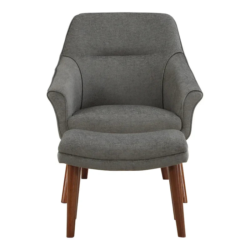 Waneta Chair and Ottoman
