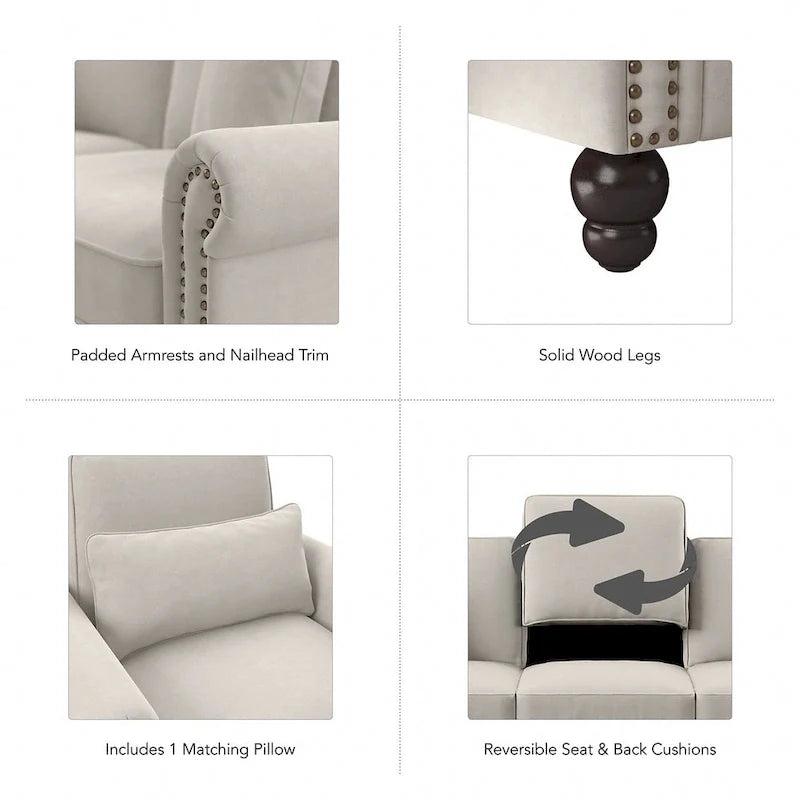 Coventry Accent Chair with Arms by Bush Furniture