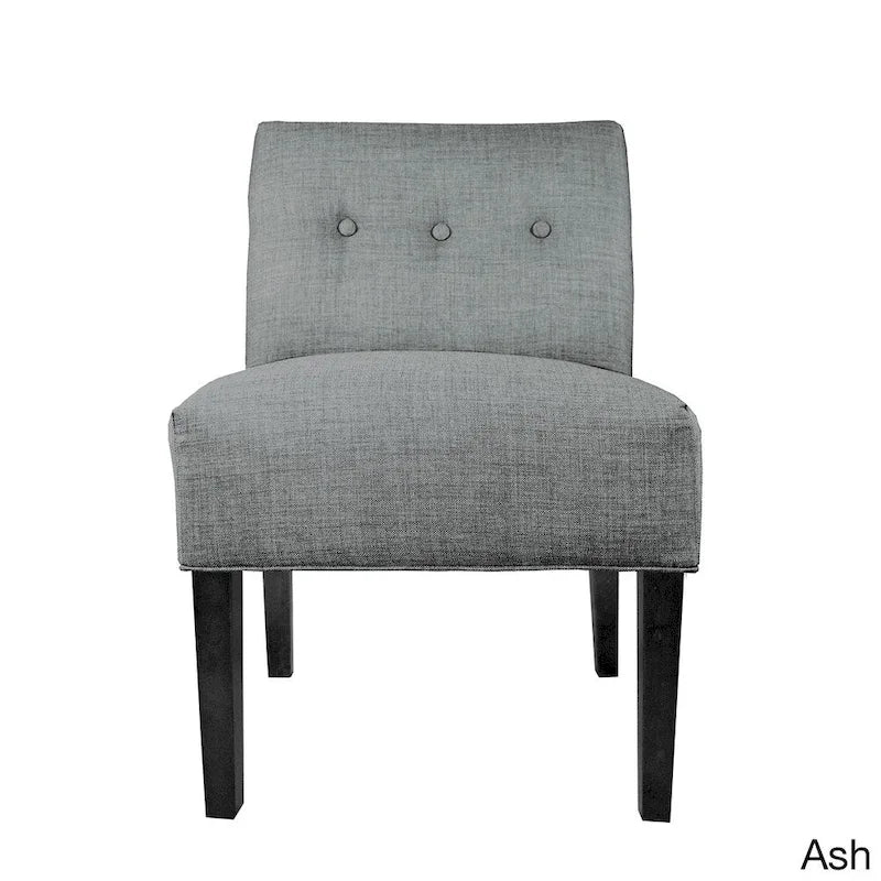MJL Furniture Fauteuil d'appoint capitonné Samantha Largo