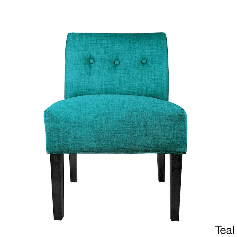 MJL Furniture Fauteuil d'appoint capitonné Samantha Largo