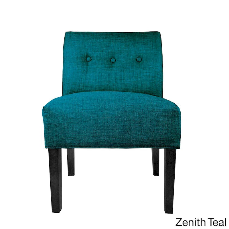 MJL Furniture Fauteuil d'appoint capitonné Samantha Largo