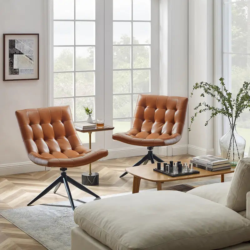 Chaise de bureau pivotante Art Leon
