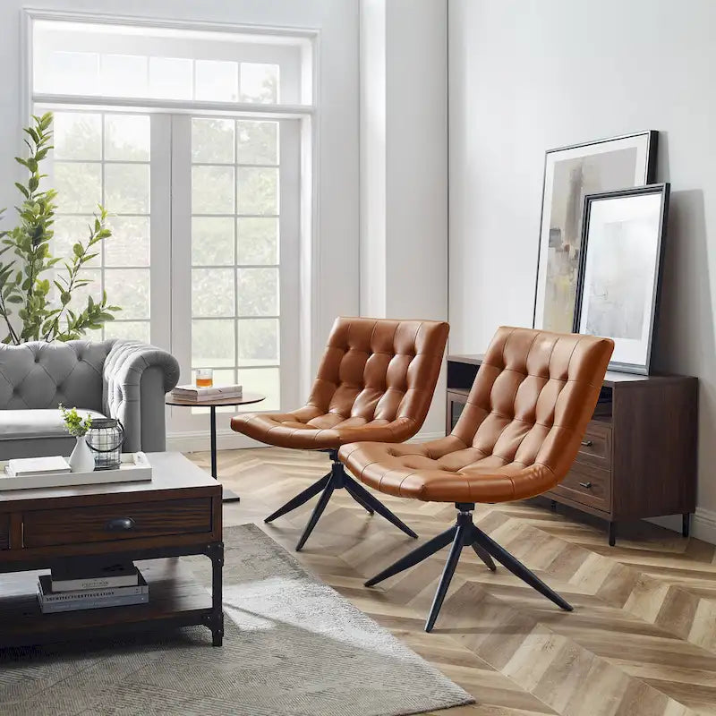 Chaise de bureau pivotante Art Leon