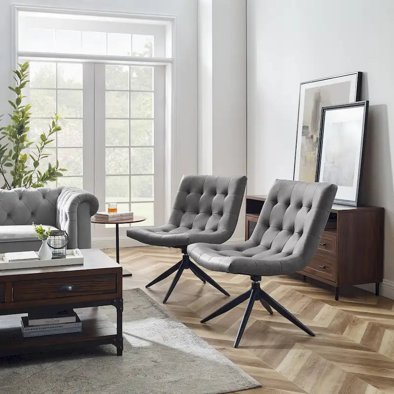 Chaise de bureau pivotante Art Leon