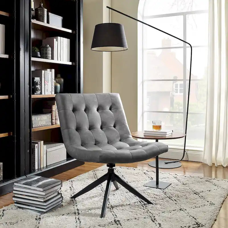 Chaise de bureau pivotante Art Leon