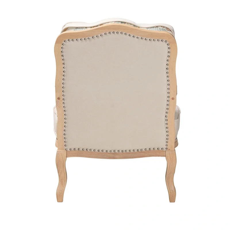 Andre Traditional Wood Accent Chair