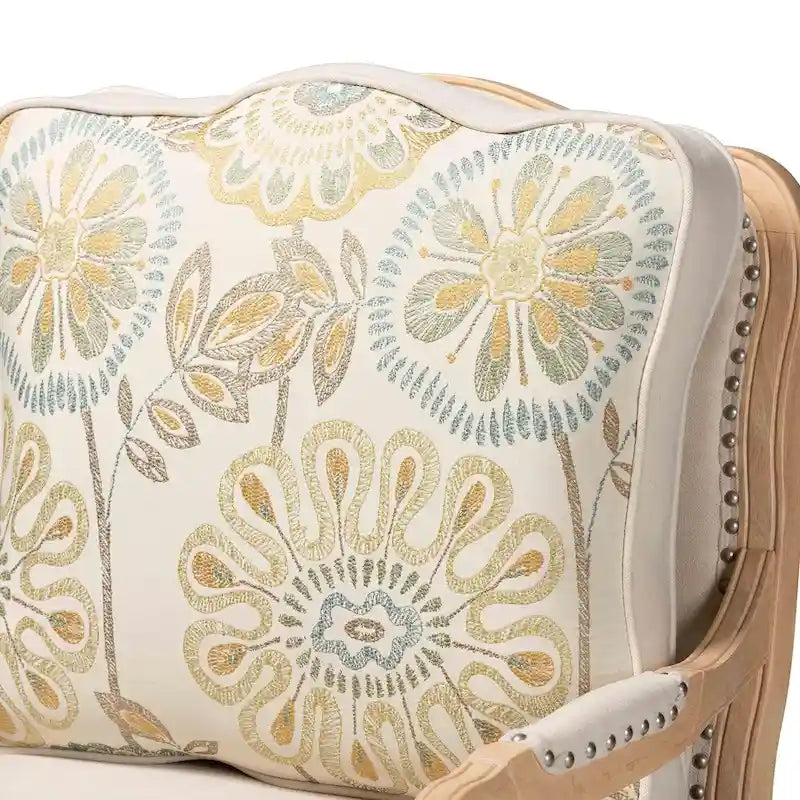 Andre Traditional Wood Accent Chair