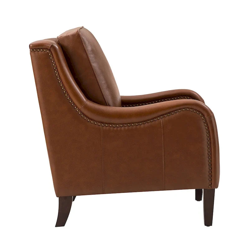 Pascual Comfy Living Room Armchair Set Of 2 with Solid Wood Legs